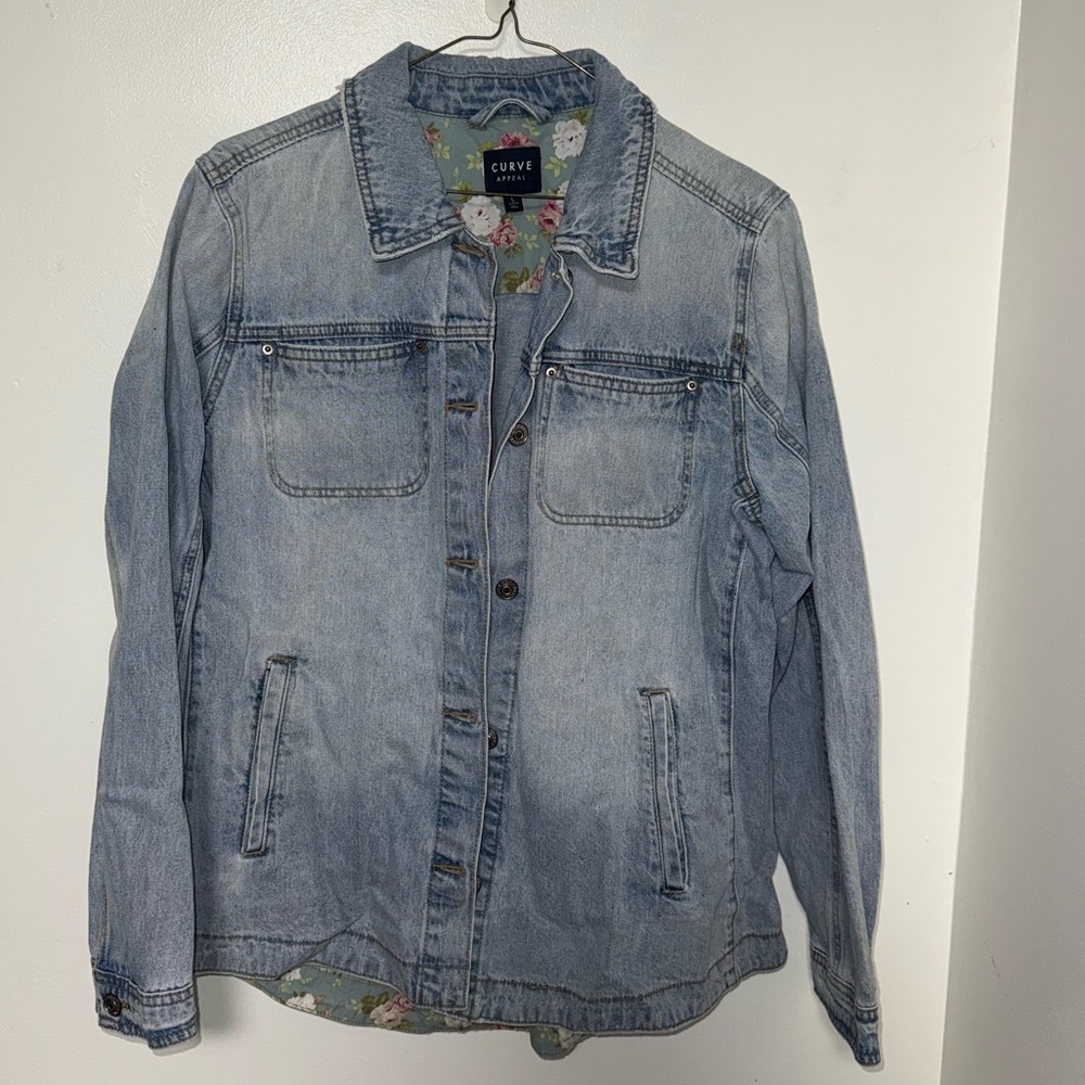 Curve Women's Classic Blue Denim Jacket